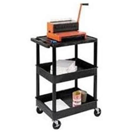 Luxor 24 in.  x 18 in.  x 36-1/2 in.  Utility Cart - Red LU330629